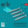 RESKIT RS48-0493 Mk.83 bombs with BSU-35 (4 pcs) (3D printed) 1/48